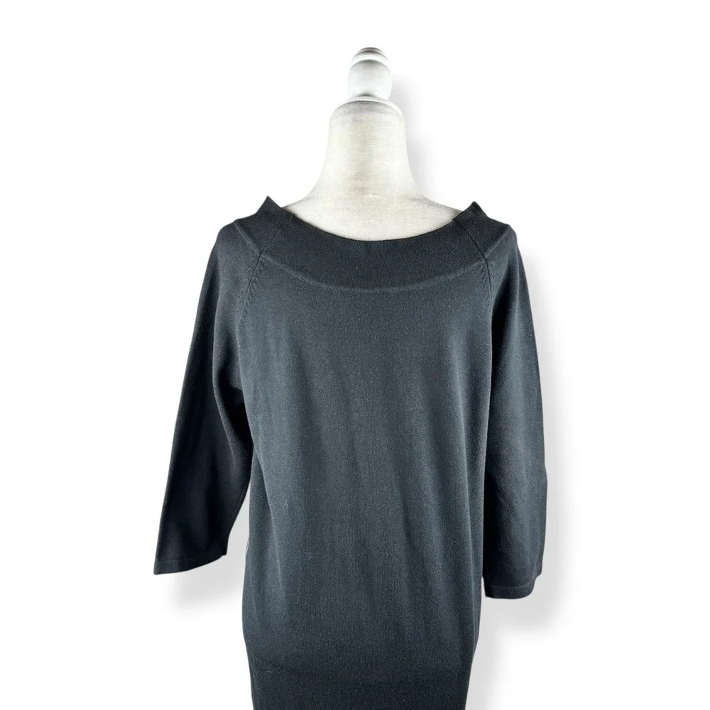 Bob Mackie Wearable Art Womens Size Small Knit Sweater Dress Embellished Jeweled - Picture 9 of 16